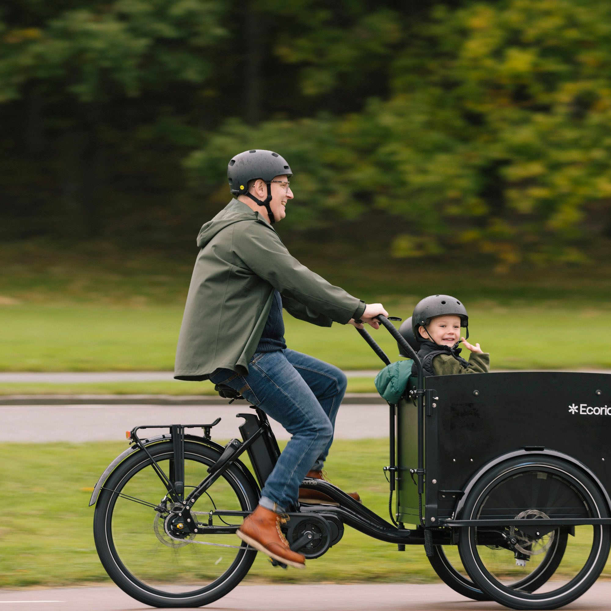 Ecoride Loader 401, 3 Wheels Cargo Bike Lastcykel El - Bild 2