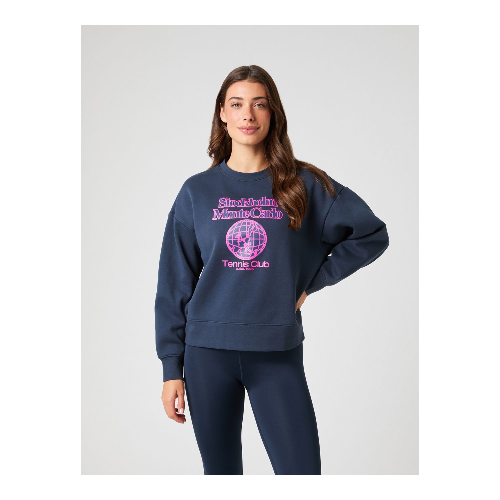 Björn Borg Borg Boyfriend Sweatshirt Collegetröja - Bild 4