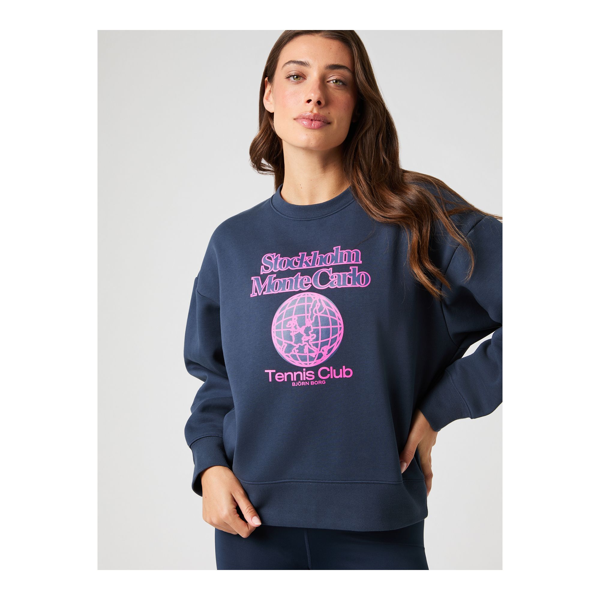 Björn Borg Borg Boyfriend Sweatshirt Collegetröja - Bild 6