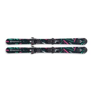 Fischer Nightstick Jr + Rail-bindning Alpinskidor