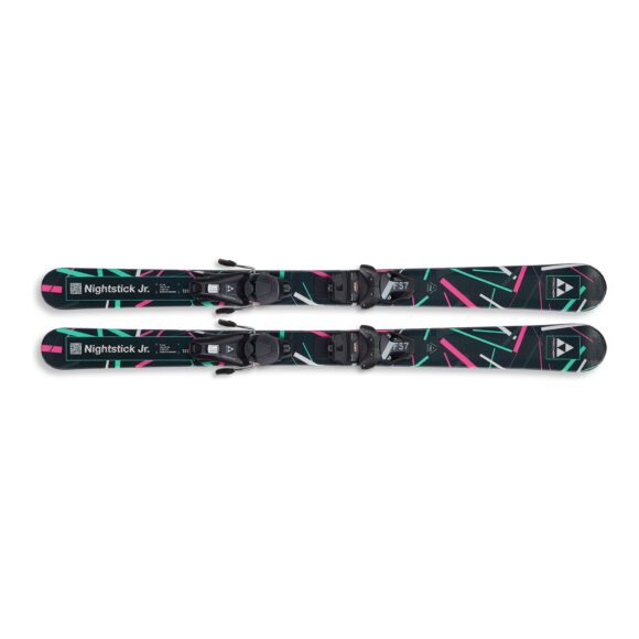 Fischer Nightstick Jr + Rail-bindning Alpinskidor