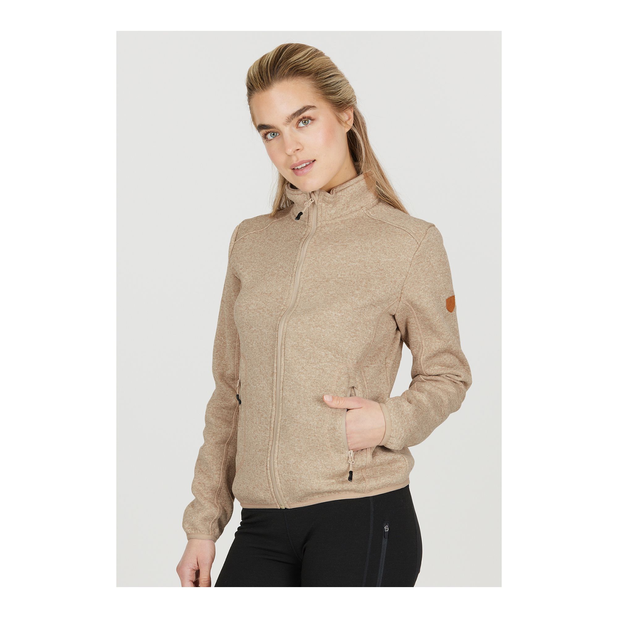 Whistler Samani W Melange Fleece Jacket Fleecetröja - Bild 11