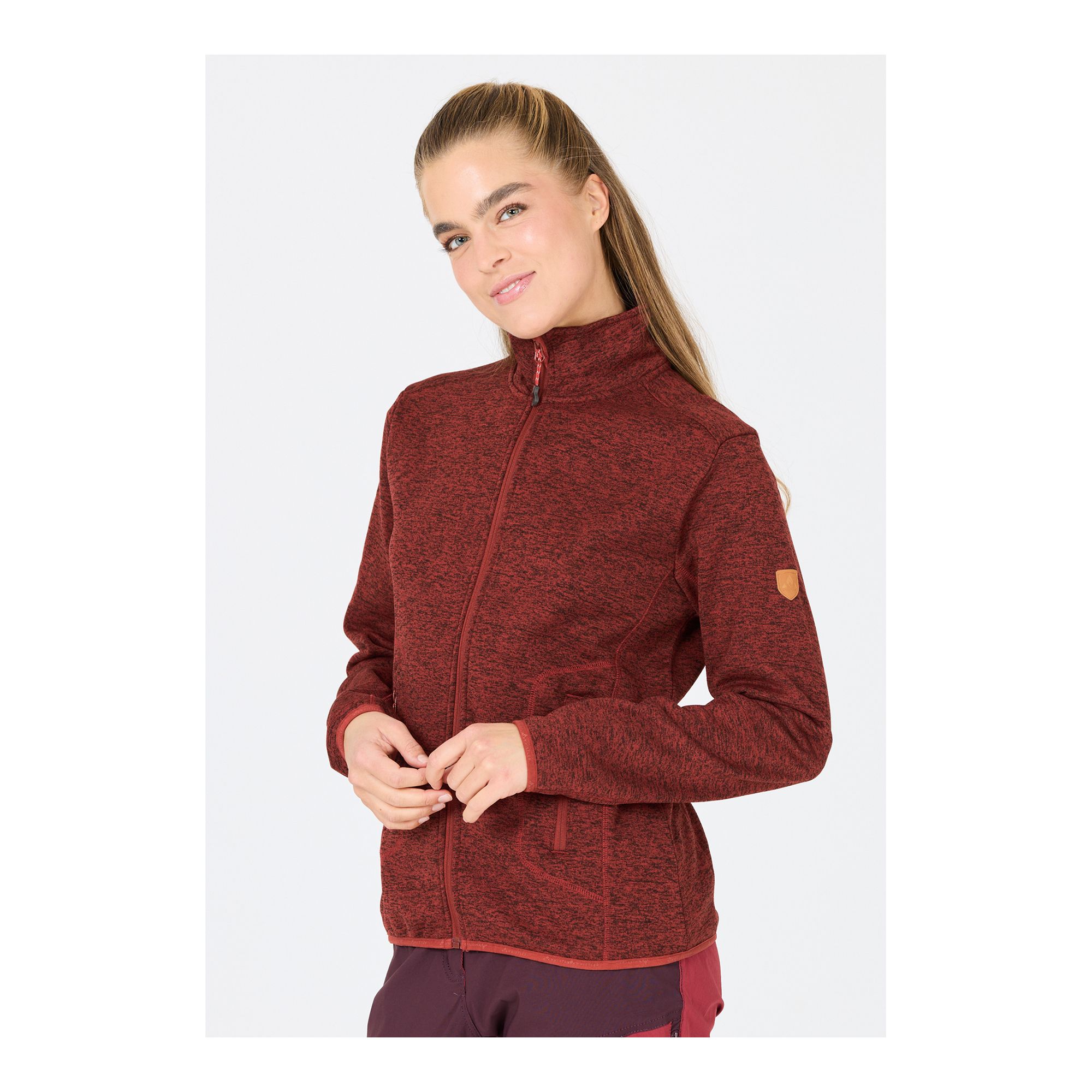 Whistler Samani W Melange Fleece Jacket Fleecetröja - Bild 3