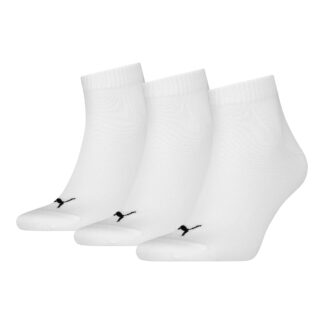 Puma Unisex Quarter Plain 3P Strumpor