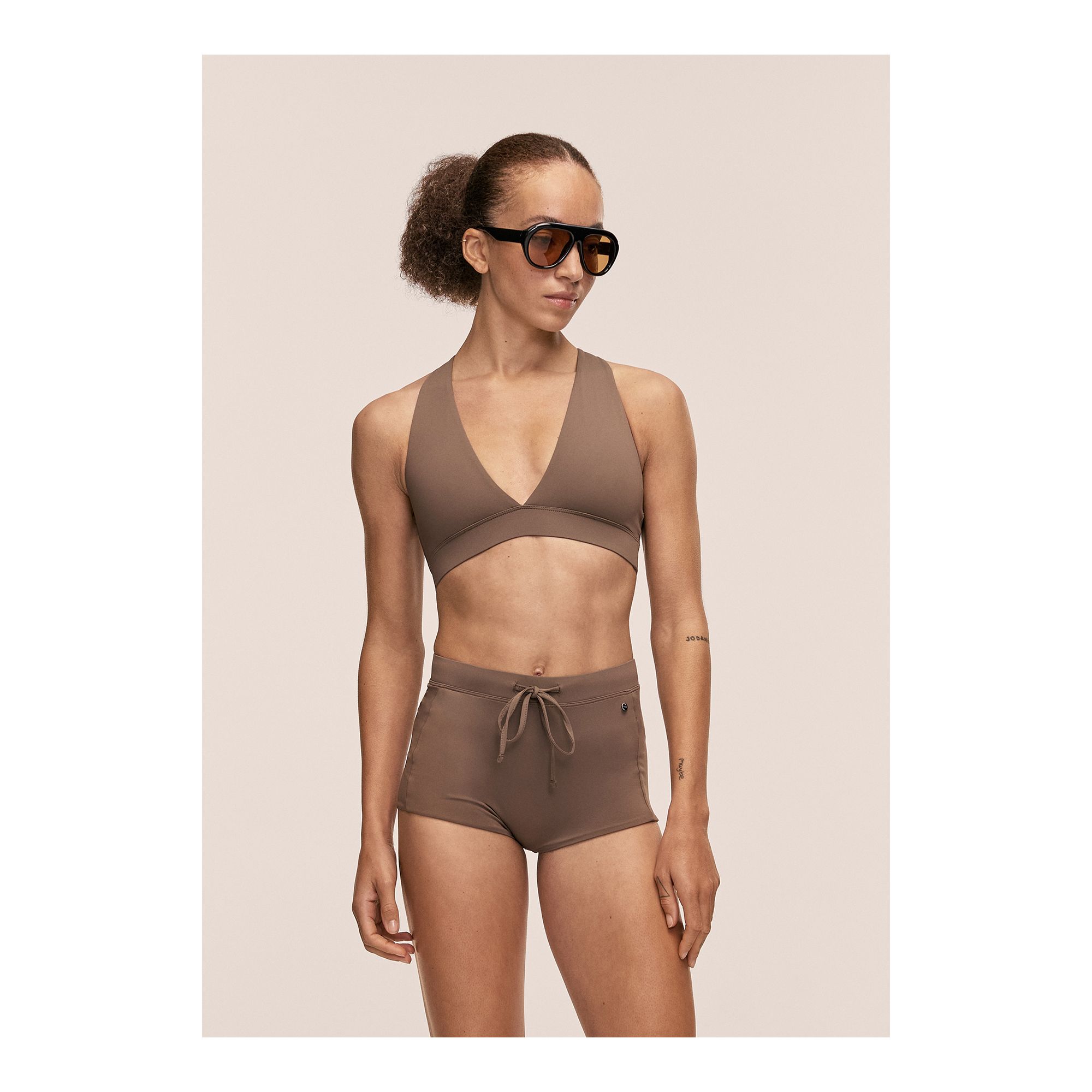 Casall V-Neck Crossback Bikini Top Bikinitopp - Bild 7