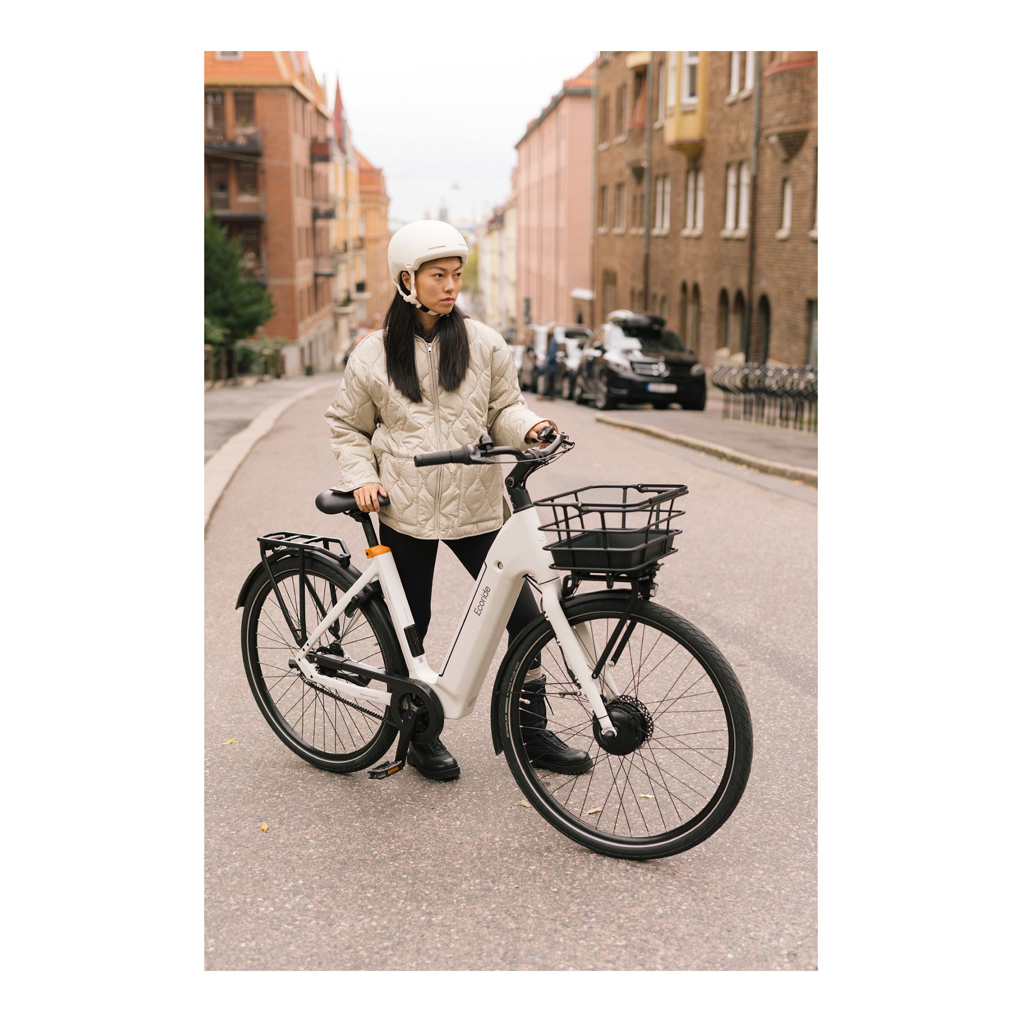 Ecoride Ambassador 4 Navmotor, Remdrift, Fotbroms Elcykel City - Bild 7