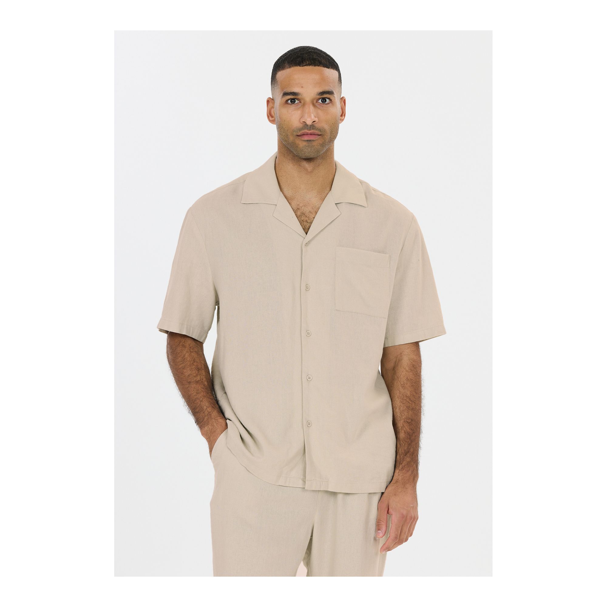 Nou Dalan Linen S/S Shirt M Skjorta - Bild 7