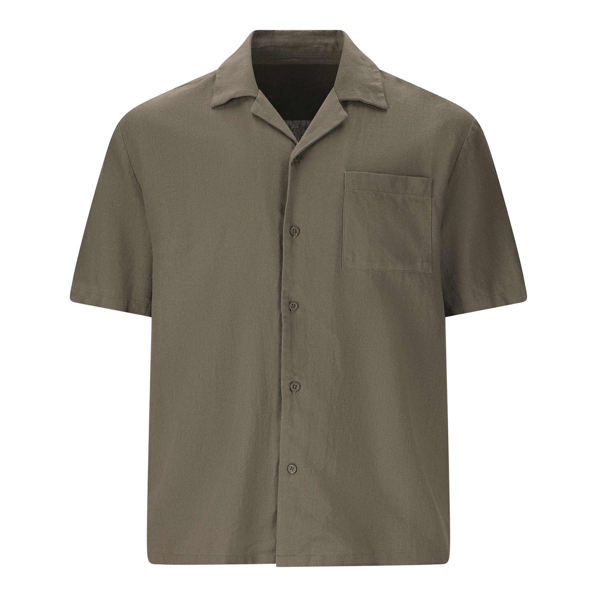 Nou Dalan Linen S/S Shirt M Skjorta