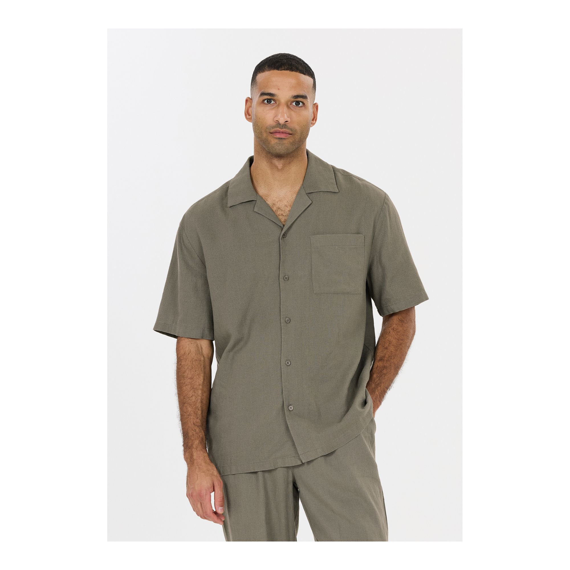 Nou Dalan Linen S/S Shirt M Skjorta - Bild 3