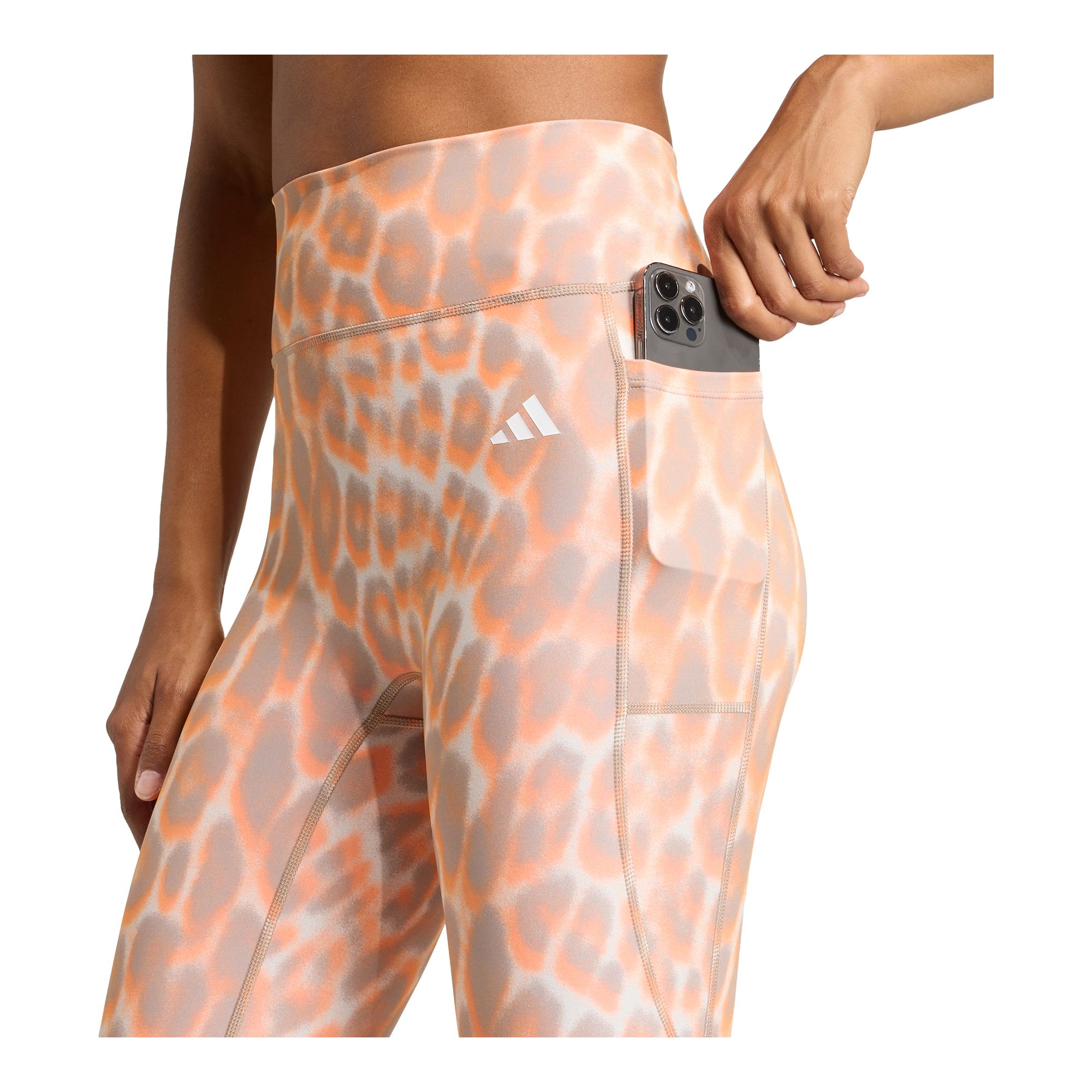 Adidas Optime Essentials Workout Leopard 7/8 Leggings - Bild 3