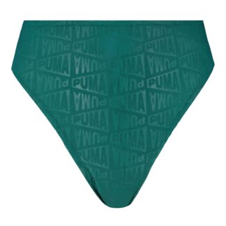 Puma Swim Women Embossed High Waist Brief Bikinitrosor