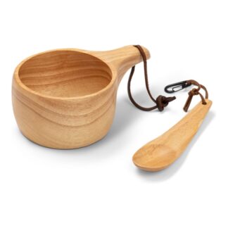 Briv Trämatkåsa 300ml Med Träsked