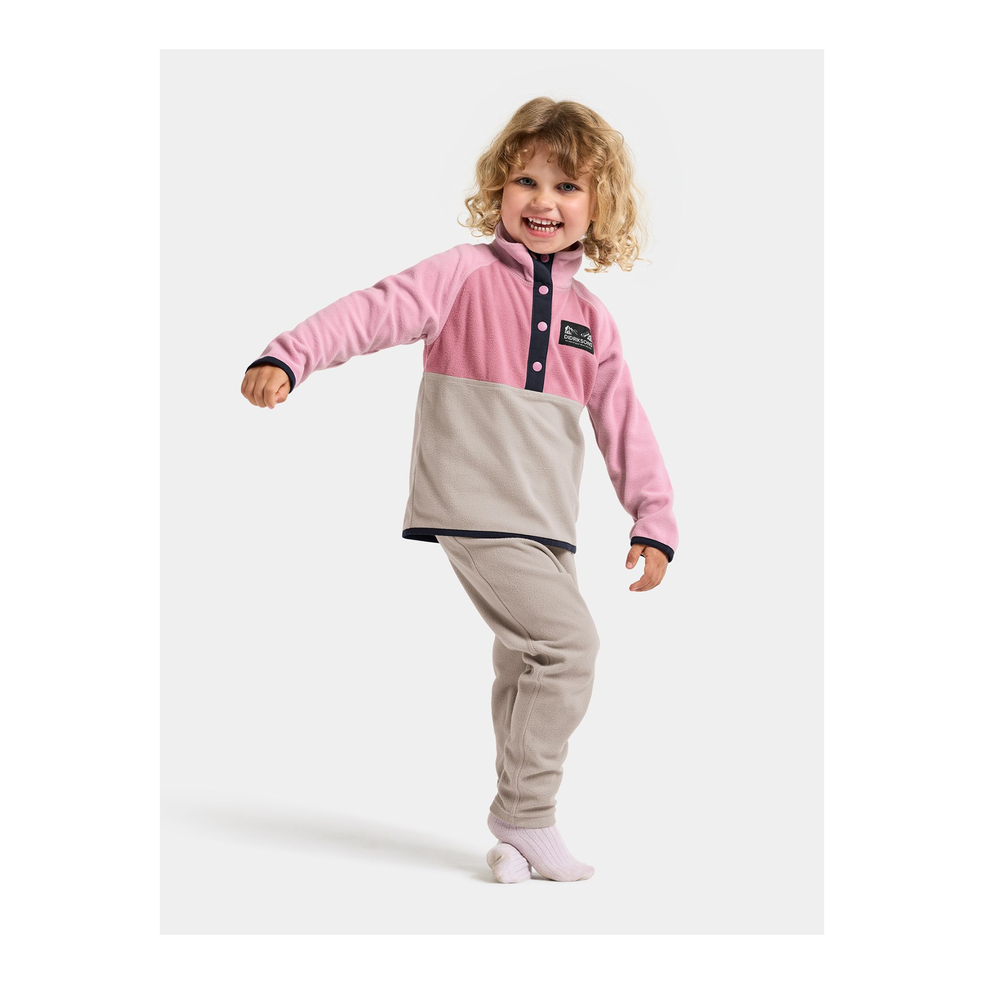 Didriksons Monte Kids Half Button 5 Fleecetröja - Bild 7