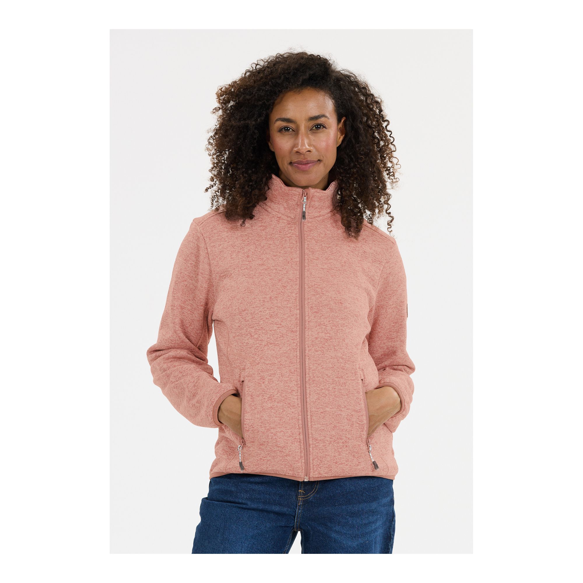 Whistler Samani W Melange Fleece Jacket Fleecetröja - Bild 7