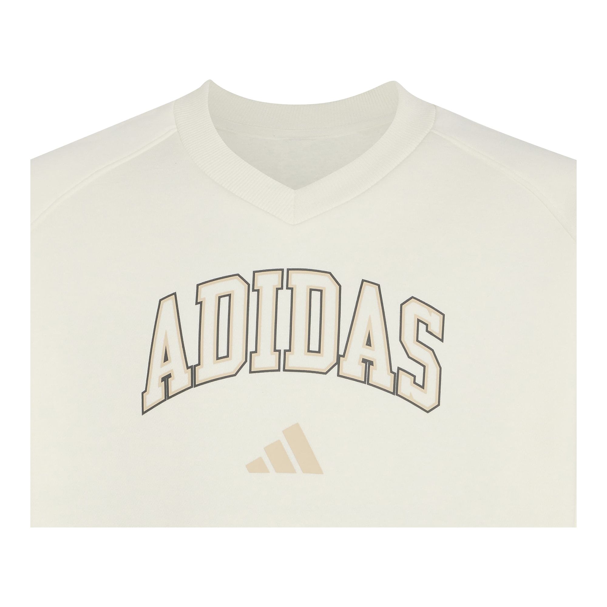 Adidas Seasonals Collegiate Typography V-Neck Junior Girls Sweatshirt - Bild 3