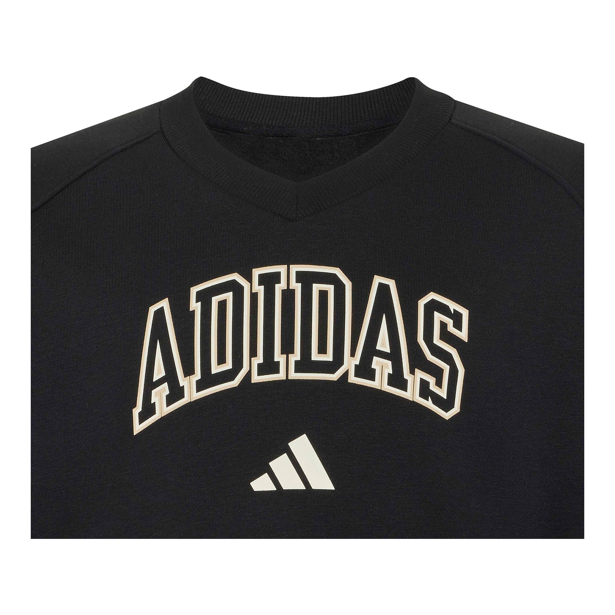 Adidas Seasonals Collegiate Typography V-Neck Junior Girls Sweatshirt - Bild 6