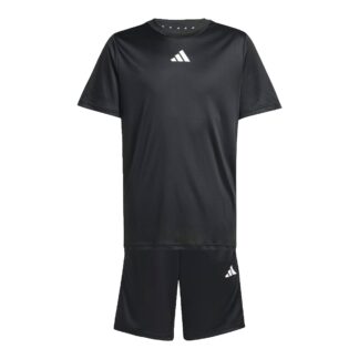 Adidas Train Essentials 3-Stripes Tee Set Kids