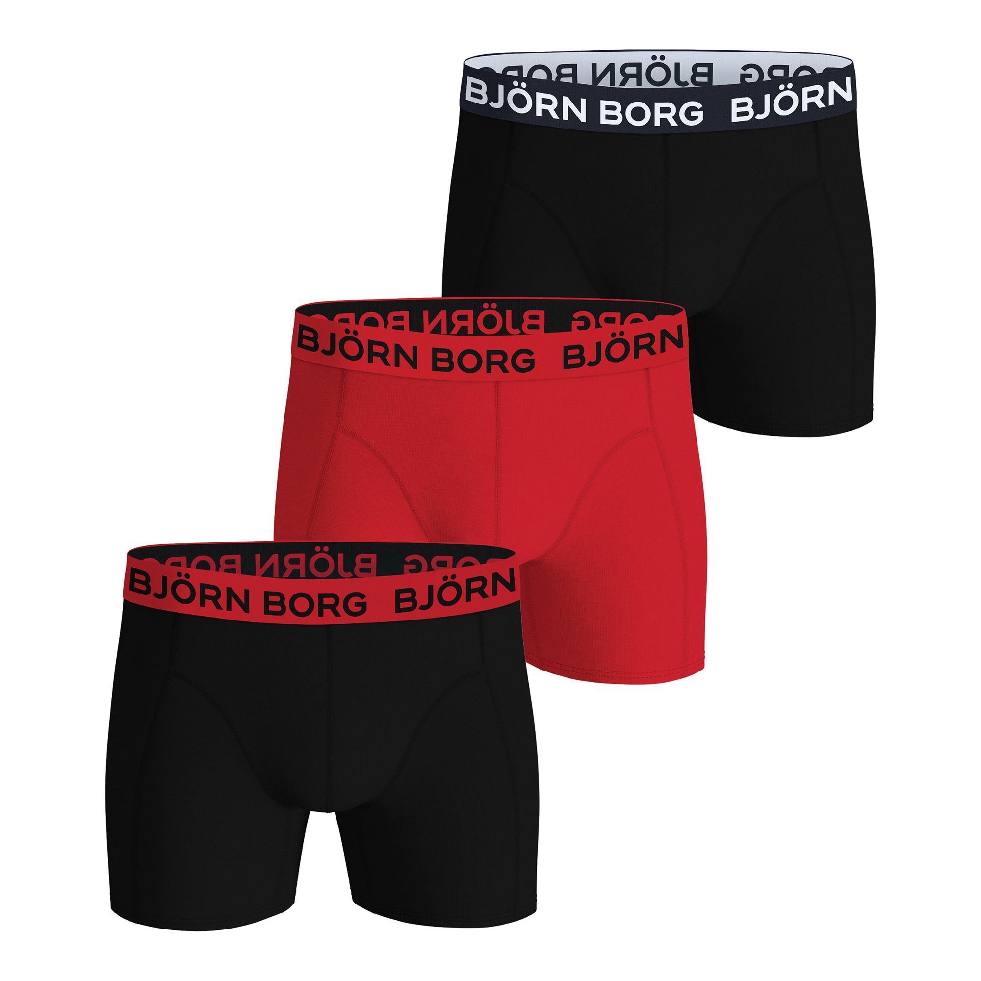 Björn Borg Cotton Stretch Boxer 3-Pack Kalsonger - Bild 2