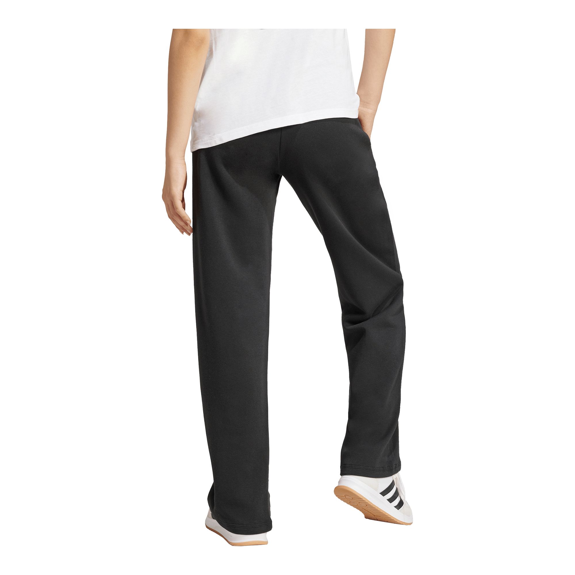 Adidas Essentials Small Logo Feel Cozy Open-Hem Byxor - Bild 3