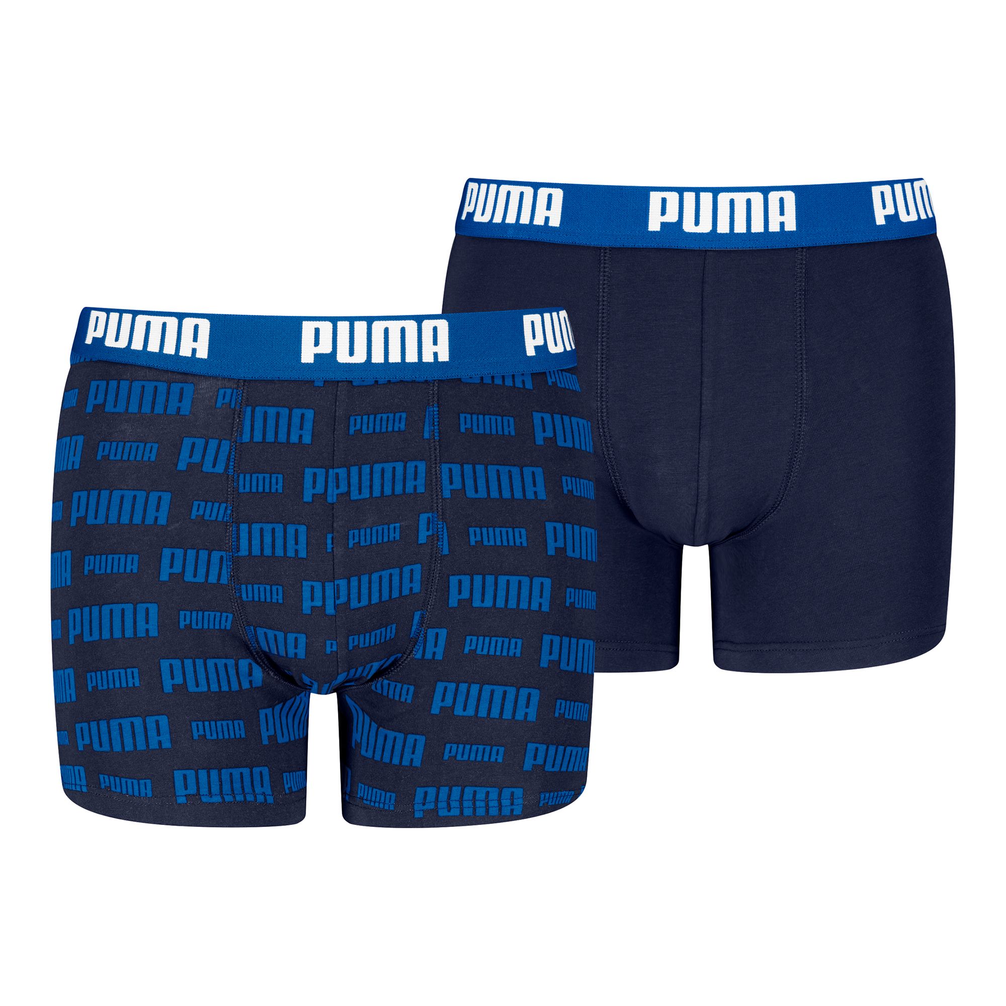 Puma Boys Everyday Logo Print Boxers 2-Pack Kalsonger