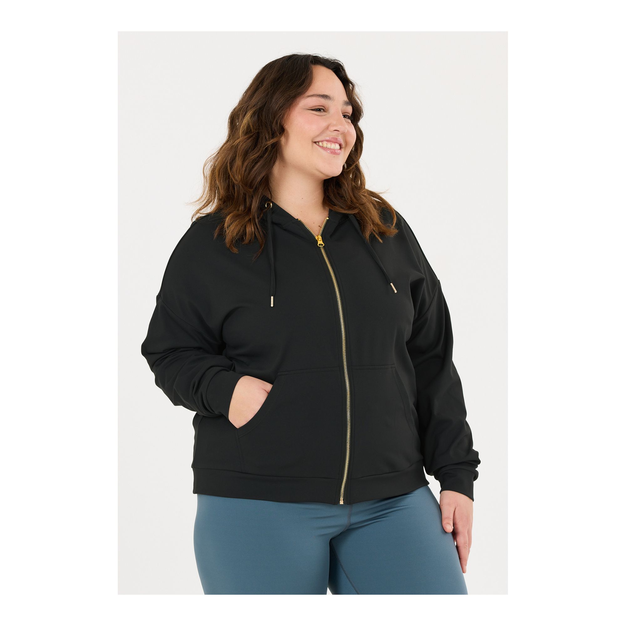 Q Sportswear Tianna Hoody Full Zip W Huvtröja - Bild 3