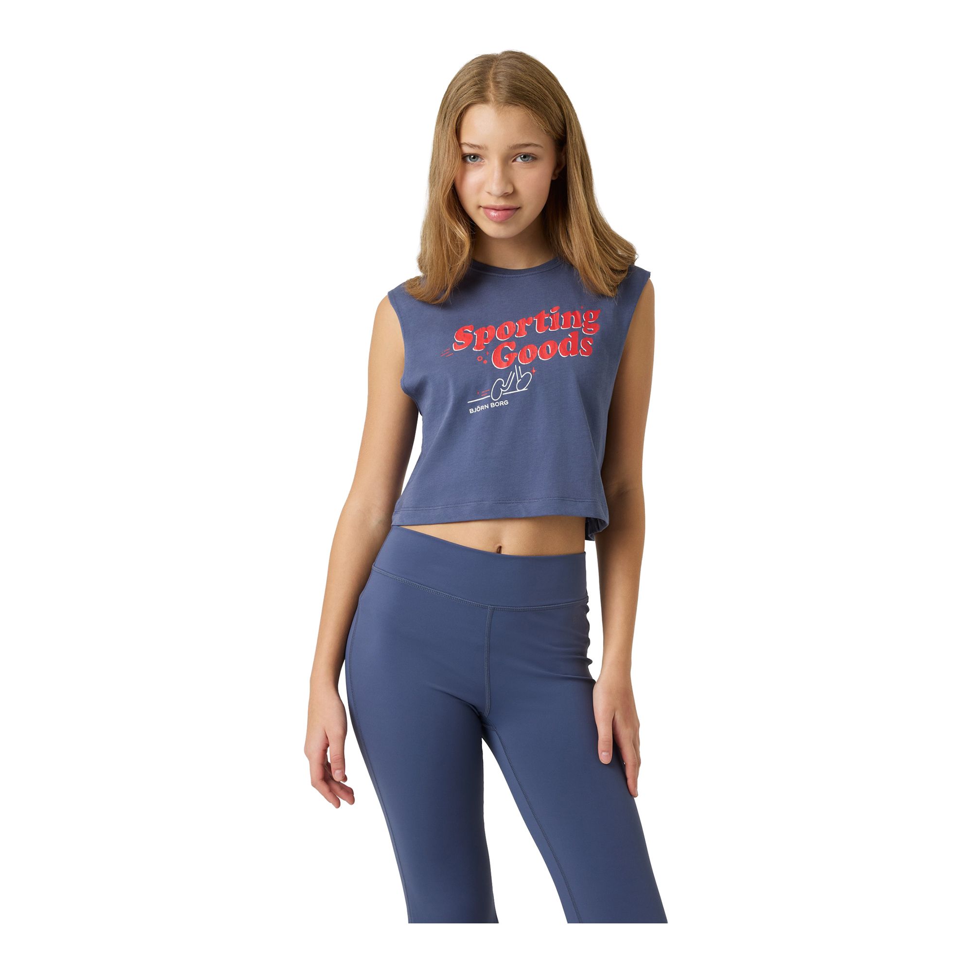 Björn Borg Borg Cropped Tank Top Jr Träningslinne