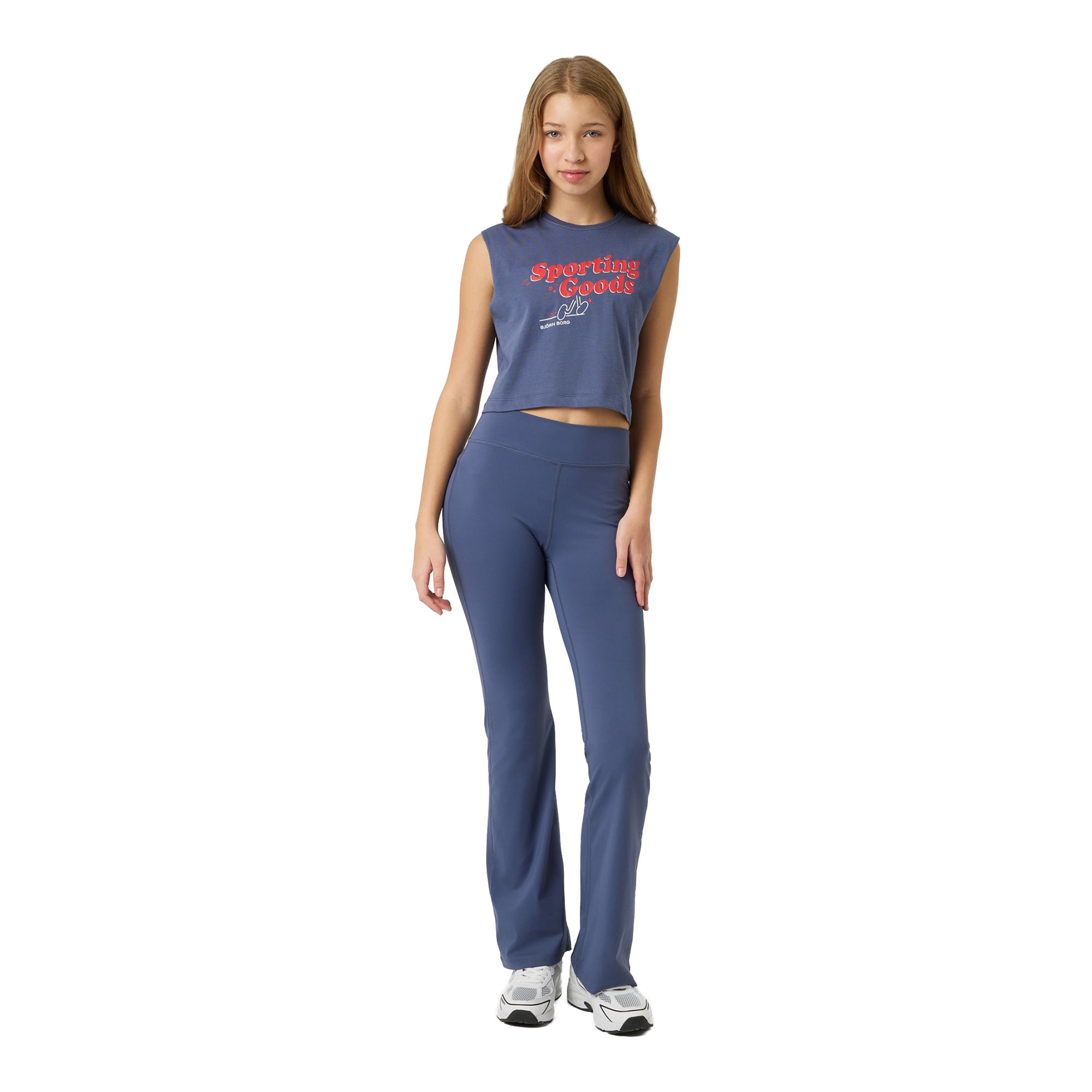 Björn Borg Borg Cropped Tank Top Jr Träningslinne - Bild 3