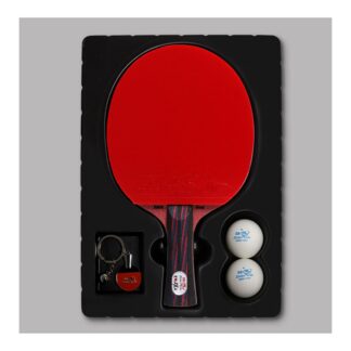 Doublefish Black&Red Carbon King Racket Bordtennisracket