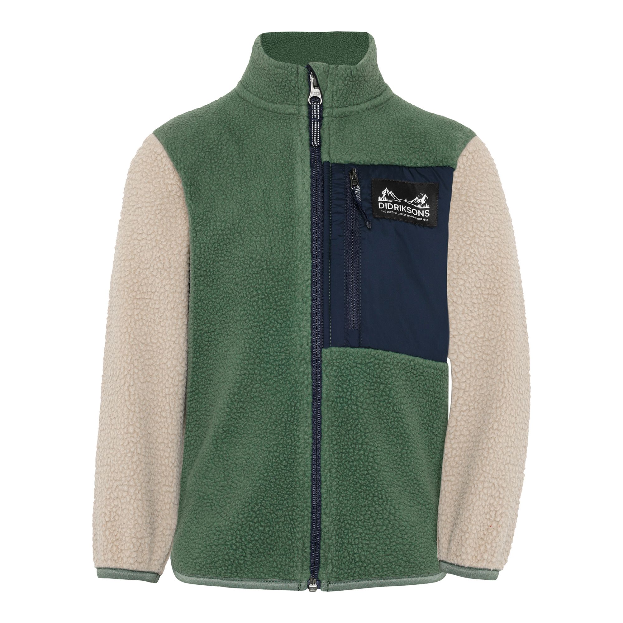 Didriksons Anten Kids' Full-Zip Fleecetröja