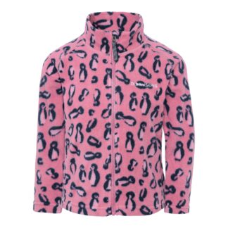 Didriksons Monte Printed Kids' Full-Zip Fleecetröja