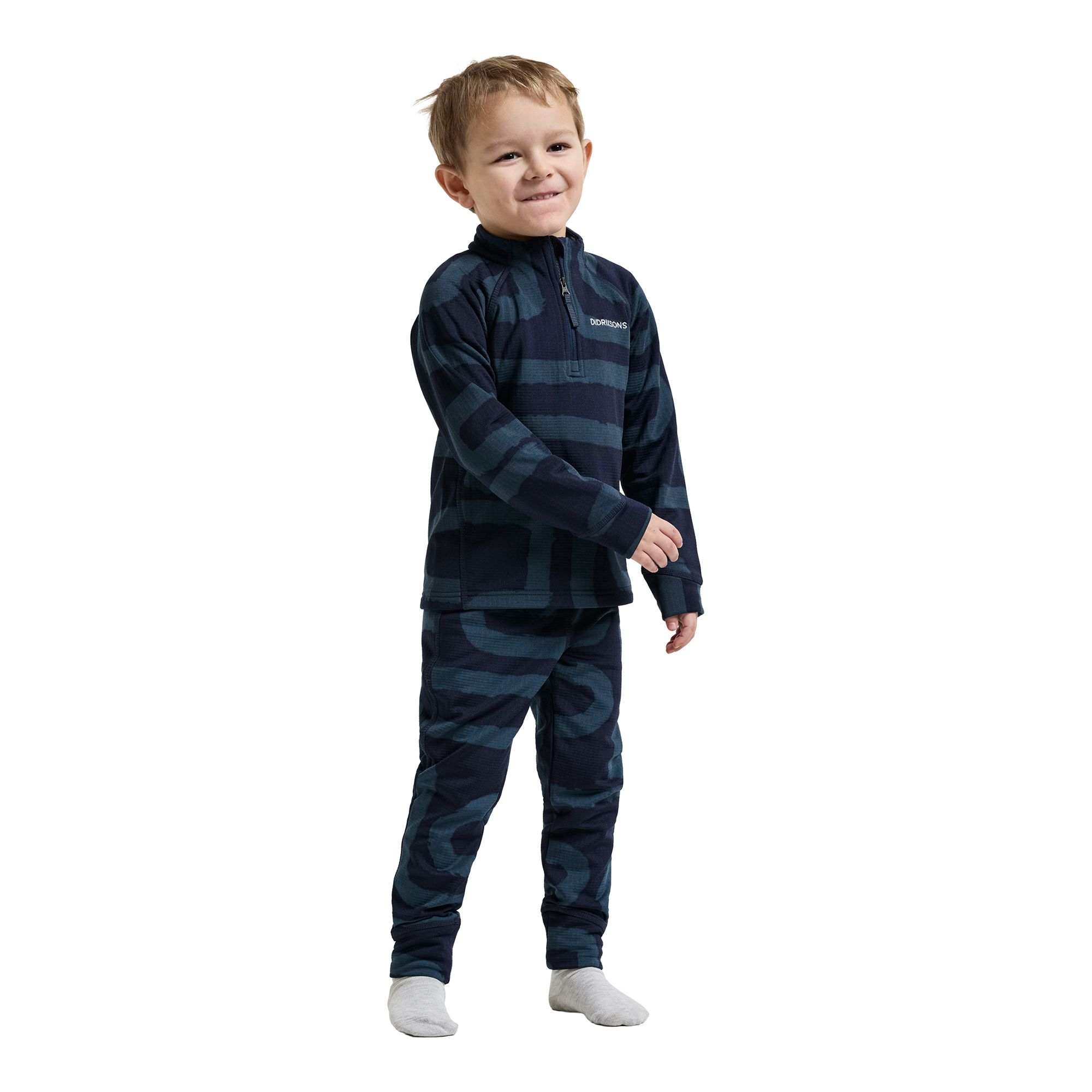 Didriksons Jadis Printed Kids' Set Underställ - Bild 6