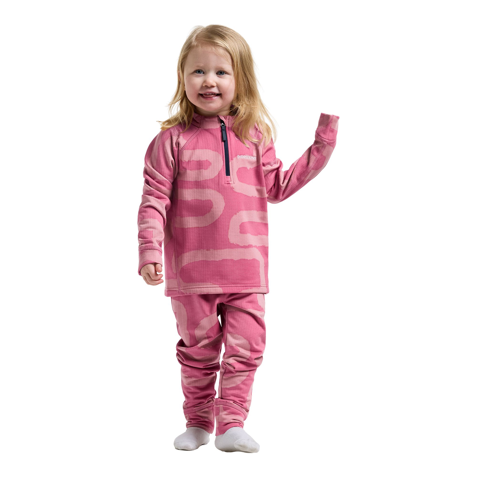 Didriksons Jadis Printed Kids' Set Underställ - Bild 3
