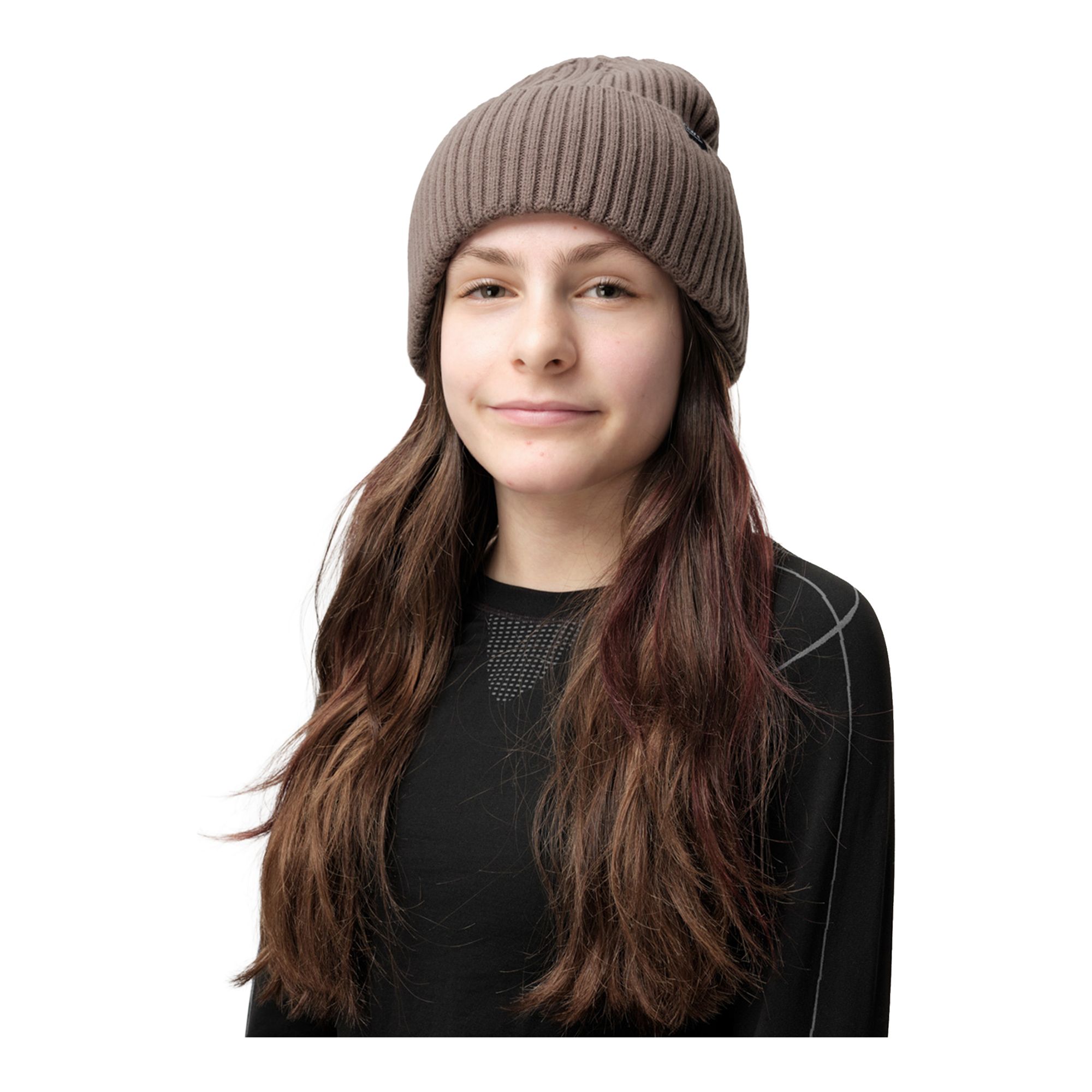 Colourwear Crop Badge Beanie Unisex Mössa - Bild 3