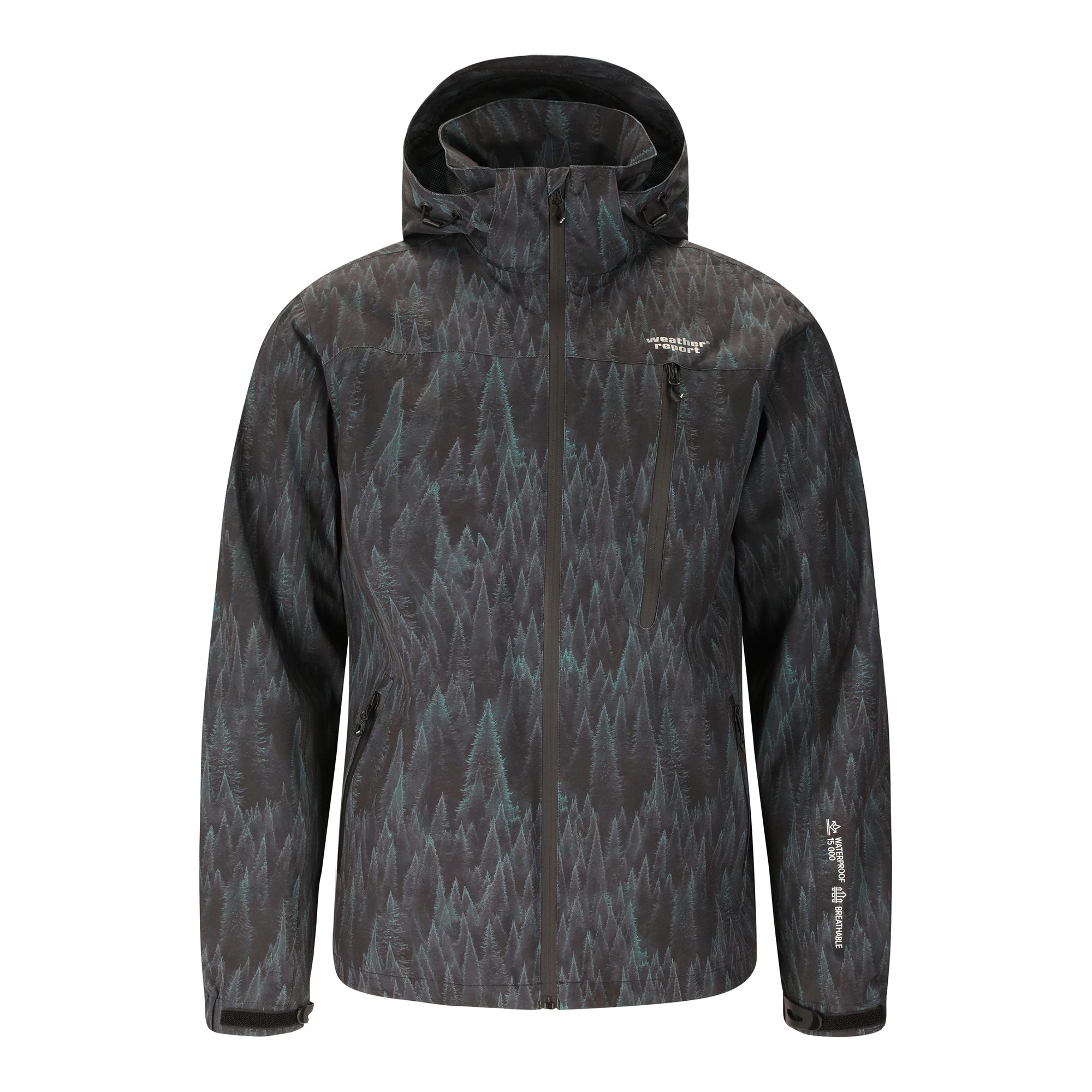 Weather Report Delton M AOP AWG Jacket W Friluftsjacka