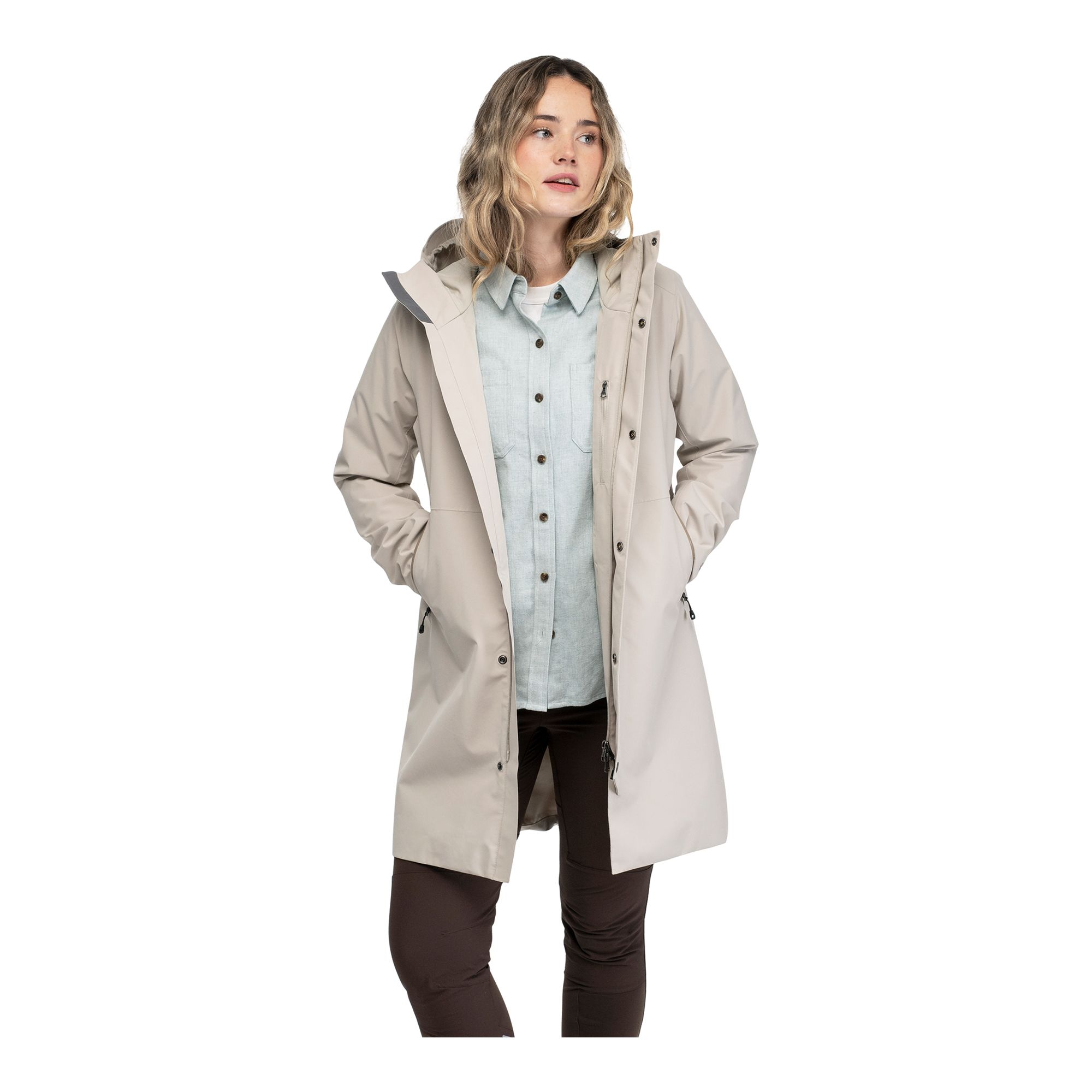 Bergans Of Norway Oslo 2L Shell Coat Women Regnjacka - Bild 3