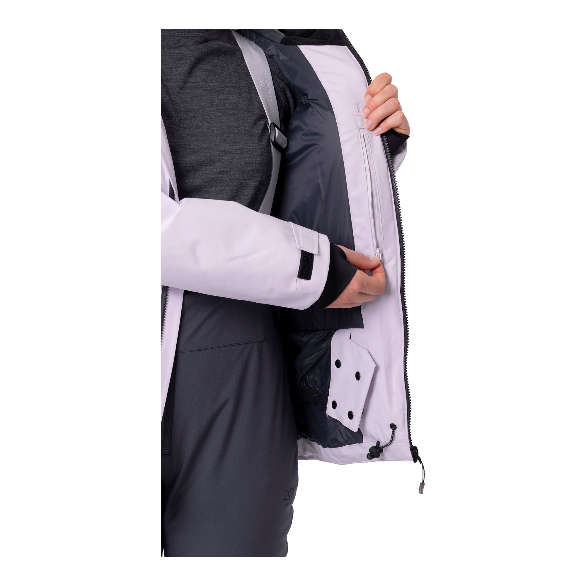 2117 Humla Light Padded Ski Jacket W Skidjacka - Bild 3