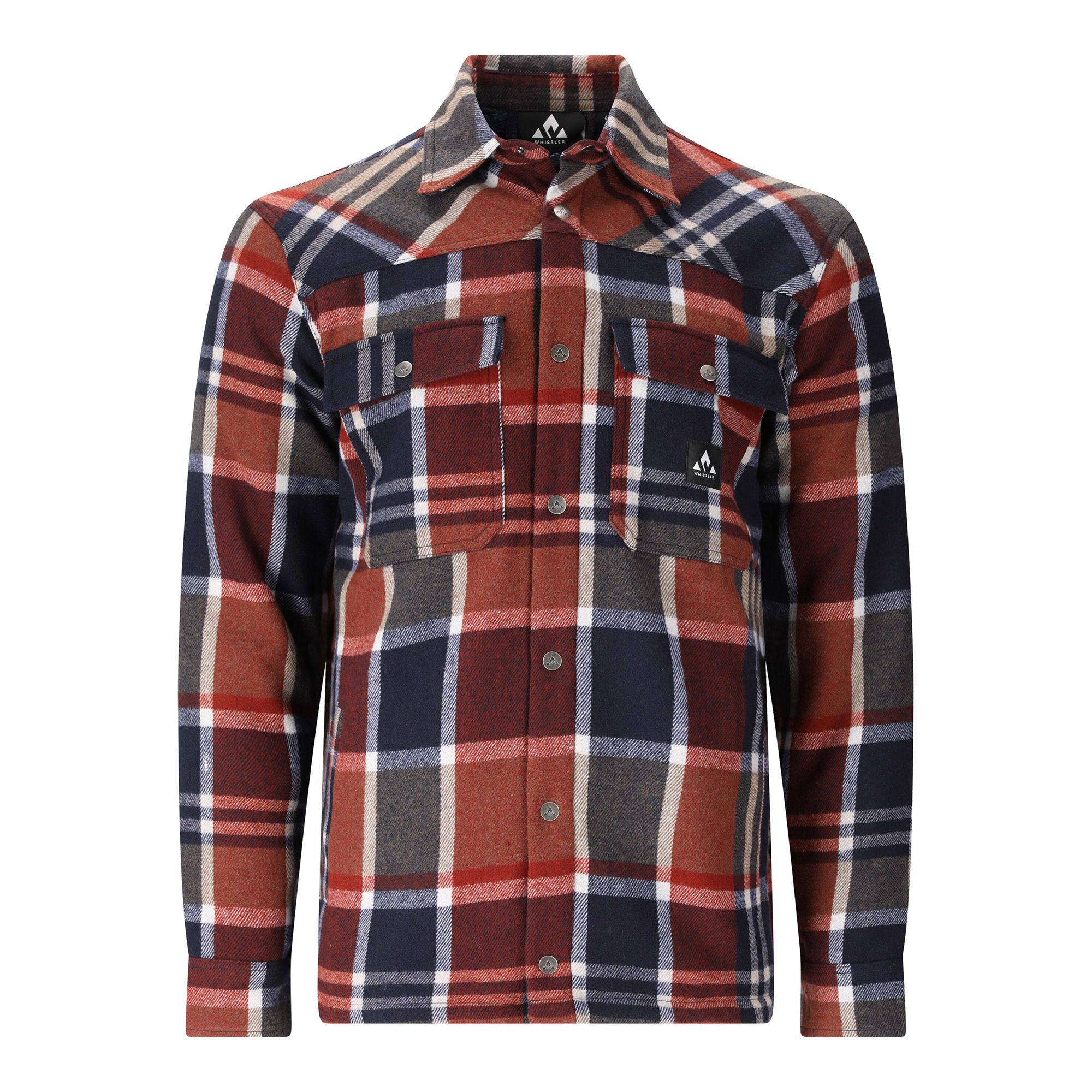 Whistler Charley Loose Teddy Lined Shirt M Flanellskjorta