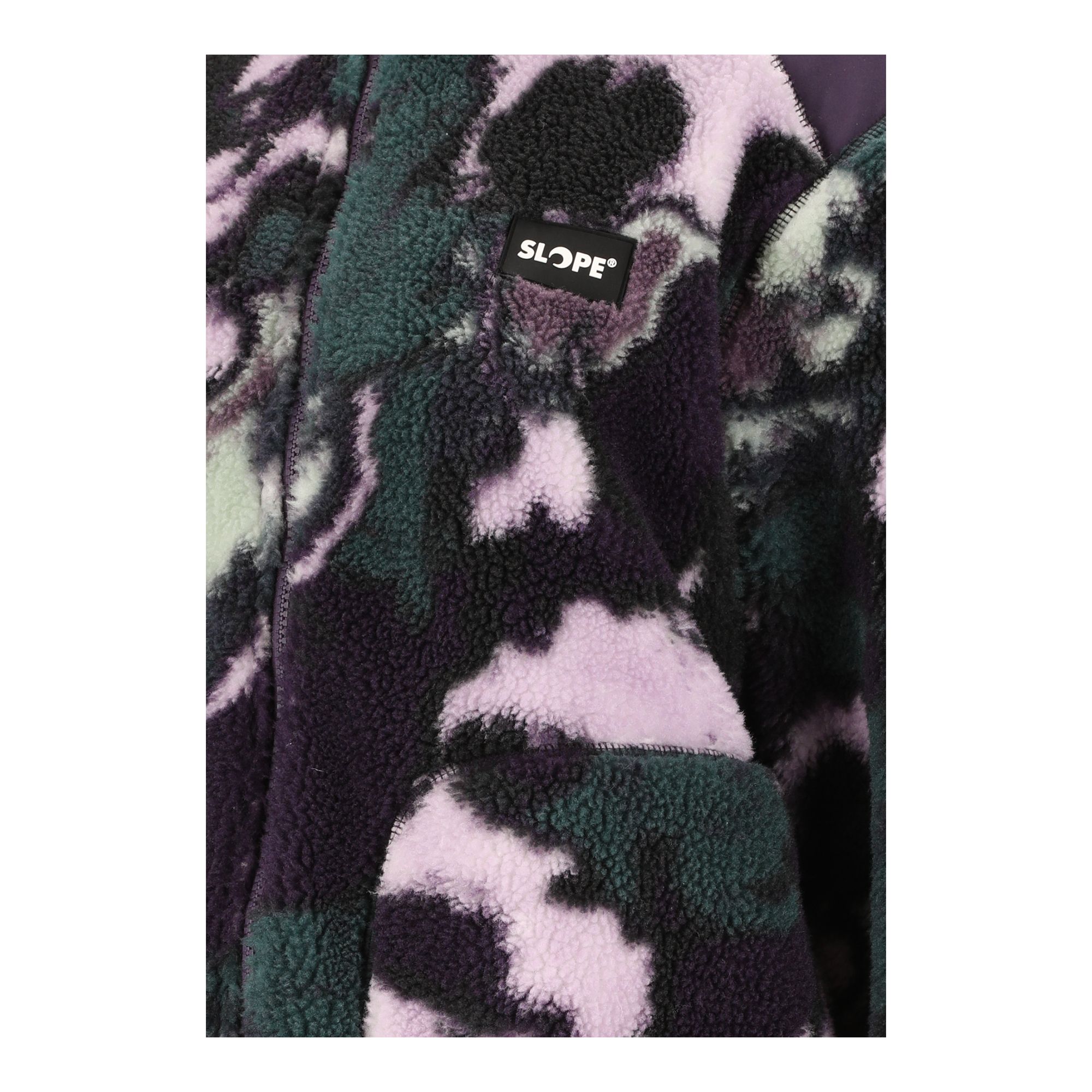 Slope Kendor AOP Teddy Fleece Jacket W Fleecetröja - Bild 3