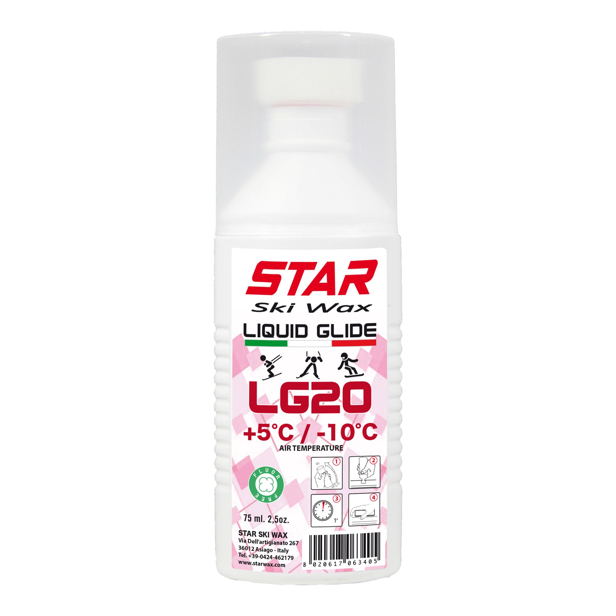 Star LG20 Glide Wax Sponge +5/-5°C Valla