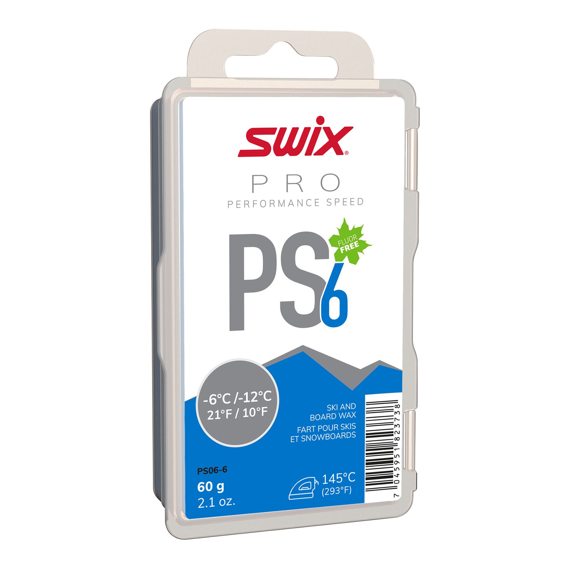 Swix Ps6 Blue, -6°C/-12°C, 60G Valla