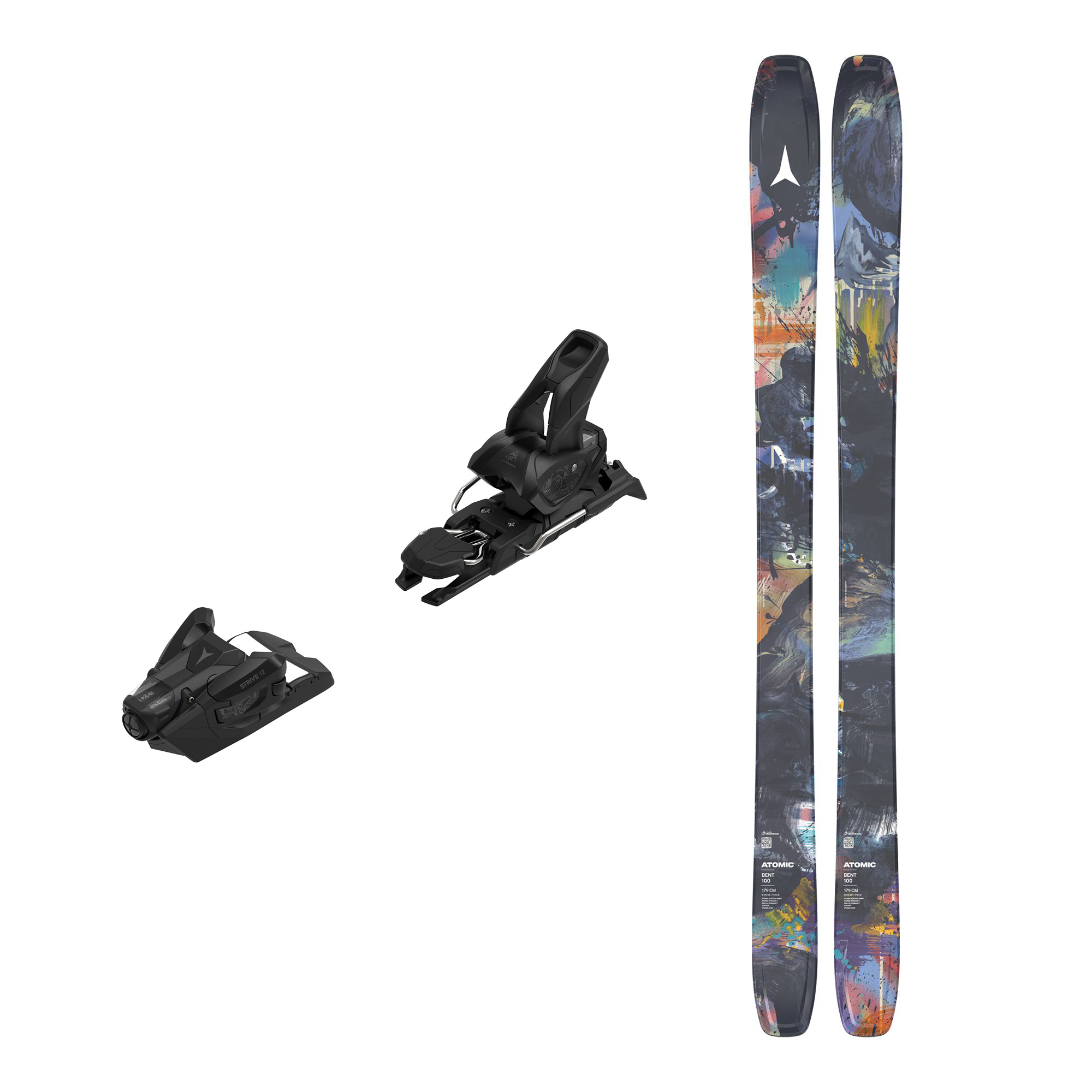 Atomic N Bent 100 Alpinskidor + Atomic N Stage Strive 12 Alpinbindning Alpinset