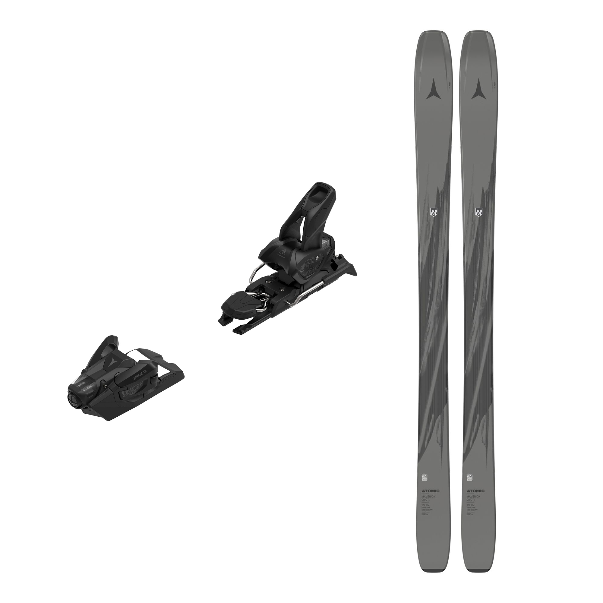 Atomic N Maverick 96 CTI Alpinskidor + Atomic N Strive 12 Alpinbindning Alpinset